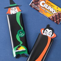 할로윈 드라큘라 마녀 초콜릿 간식 어린이집 유치원 학교 기관 기업 단체 과자 선물 세트 / 라벨 무료, 2495_할로윈 드라큘라 마녀 초콜릿 간식