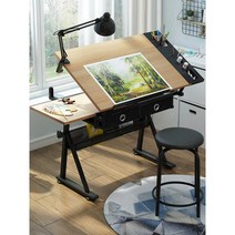 드로잉책상 미술 그림 거치대 아티스트 이젤 테이블, G