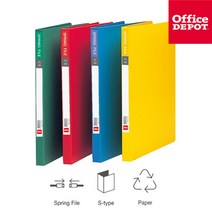 (SENSEALL) OD 색지 스프링화일 A4 상철, 녹색(405014), 색상