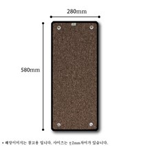 럭시캣 타워스텝스크래쳐 평판형, 평사각발판(SC-60)/갈색