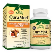테리내추럴리 CuraMed 커큐민 750mg 60캡슐 (2개월분), 1개