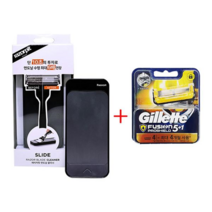 (뉴)레이저핏 슬라이드 (2021년)+프로쉴드 면도날4입, 2.레이저핏 슬라이드+프로쉴드옐로우 면도날4입