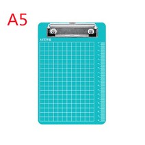 제도판 A4/A5/A6 하드 보드 클립 쓰기 로우 프로파일 눈금자 스케일 가장자리 디자인 성인 학생 재활용, 04 빨간