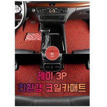 차갈량 레이 3P 코일매트, 브라운, 기아
