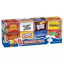 [미국직배송]제네럴밀스 브랙퍼스트 시리얼 멀티팩 8개입x259g Breakfast Pack Cereal Multi-Pack, 1개, 259g
