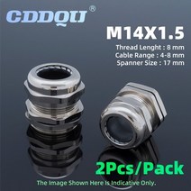 케이블글랜드 방수 304 스테인리스 스틸 케이블 글랜드 메트릭 또는 pg 스레드 m8-18 pg7-11 금속 고정 씰 조인트 잠금 너트 스터핑 커넥터, sm14 적합 4-8mm