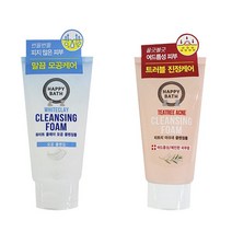 IS 해피바스 클렌징폼 150g폼클렌징 클렌징폼 클렌징 화장지우는 폼 크림 클렌징크림, 화이트클레이모공