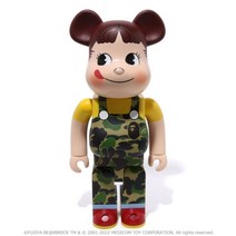베이프 재팬 BAPE X FUJIYA ABC CAMO PEKO 베어브릭 BE@RBRICK 1000% M - 그린 239556, FREE