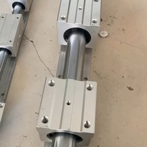 리니어 가이드 SBR 선형 가이드 유닛 2 세트 12mm 레일 300mm 길이 4 개 SBR 알루미늄 지원 광축 슬라이드 레일 선형 가이드 정밀 목공 슬라이드 슬라이딩 테이블 위치 지정 원통형 트랙 슬라이더 세트, SBR25-1.2미터(레일 2개, 슬라이더 4개)