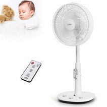 가정용 선풍기 리모컨 초미풍 발터치 아기 거실용 선풍기, 08.R30S[화이트]