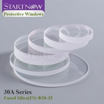 Startnow 레이저 보호 윈도우 직경 30mm 32mm 34mm 30x5 34x5 융합 실리카 레이저 컷 렌즈 WSX 1064nm 파이버 펜타레이저 용접 부품, 34x5 20-30KW
