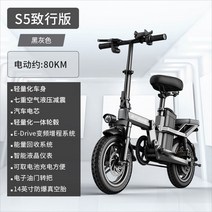 접이식 전기자전거 배터리자전거 크로스 컨트리 로드전기자전거 전동자전거 자토바이 팻바이크, 0아, 7 S5 / 고속 모터 / 20A 약 80KM