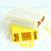 디더스트백 02 부직포가방 사각 쇼핑백 10장-타포린백 파우치, 6호_35X41(10장) 2.레드