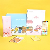 카카오프렌즈 해피모먼트 설렘 문구 세트, 단품