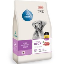 피니키 유기농 애견 오리고기 사료, 2.5kg, 1개