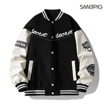 SMOPIG 남자 캐주얼 와일드 야구 점퍼 점퍼