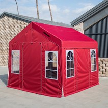 농막 간이창고 주차장 천막 2x2 베이지 [천 없음], F