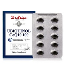 닥터브라이언 유비퀴놀 코엔자임큐텐 코큐텐 100mg 30캡슐, 30정, 1개