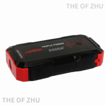 THE OF ZHU 예쁜 포장 증정 자동차 비상 시동 전원 12V 배터리 대용량 20000mAh, 1번