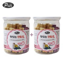 블루베리유산균혼합 2개 강아지간식껌 덴탈츄껌 구취 댕댕이이빨간식 반려동물 어덜트