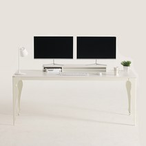 다가구 뉴베르디 1800 x 800 컴퓨터 책상 노트북 거실용 식탁, 지브라(상판):아이보리(프레임)