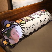 커플 선물 인형 안고자는 팔배개 바디필로우 쿠션 diy연애인굿즈 만들기 100일 1주년 선물, 150cm [고품질 양면 인쇄], 마법의 고양이