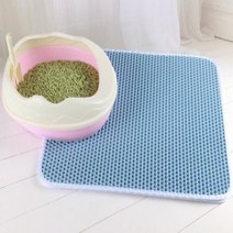 길고양이집 더블 레이어 미끄럼 방지 모래 패드 애완 동물 배변 매트 화장실 가죽 방수 깨끗한 청소 액세서리