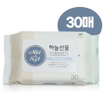 하늘선물 물티슈 30매 휴대형, 단일, 본품
