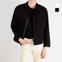 스타일에스 GC 남자 면스판 지퍼 트러커 자켓