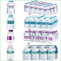 아이시스300mlx(20개) + 제주삼다수330mlx(20개) + 몽베스트생수330mlx(20개) + 백산수330x(20개), 80개, 300ml