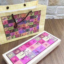 화과자박스쇼핑백/민속955-10구(소) 32.2x19.5x13.3cm