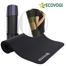 NBR 요가매트 + 요가매트 가방, 블랙 + nbr 8~16mm 전용가방