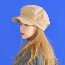 아사코튼 봄 여름 여성 챙 팔각모 헌팅캡 뉴스보이캡 (4컬러)