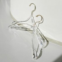지엔디스플레이 옷가게 논슬립 아이디어 골드 라운드 투명 아크릴옷걸이 고급 앤틱 정장 양복 실리콘코팅 치마 바지집게 옷걸이, 1개, 06. 자켓 옷걸이 - 삼각형 옷걸이 (낱개)