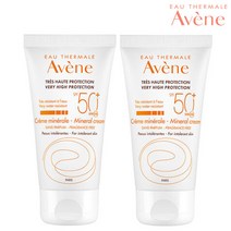 아벤느 트레오뜨 프로텍시옹 크렘 미네랄 선크림 50mlx2개, 50ml, 2개