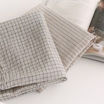 소잉홀릭 대폭-30수워싱린넨) 프렌치블루(2종) - 린넨원단/체크원단/스트라이프원단, 스트라이프