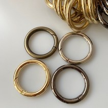 [세아퀼트] 가방 O링 오링 30mm 35mm 40mm 45mm(내경), 30mm골드