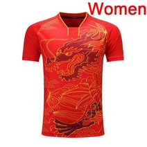 탁구 중국 드래곤 팀 셔츠 남성여성 테니스 티셔츠 스포츠 골프 폴 o 셔츠 스포츠 티셔츠 202, xxl, 남자 셔츠 레드