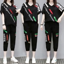 짐웨어 빅사이즈 트레이닝셋업 땀복 여성 트레이닝복 레저 캐주얼 츄리닝
