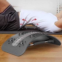 허리 통증 완화기 교정기 치료기 척추 자세 요추 교정기, C타입)PP마그넷실리콘로터리어드저스트타입