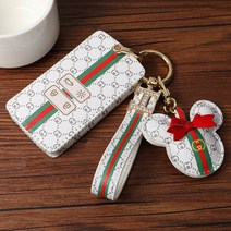 sm3 / 5 / 6 / qm6 / xm3 르노 삼성 키케이스 + 키링 세트 차량용 키케이스, 화이트