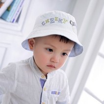 양면 캐릭터 벙거지 아기모자44-52cm 300057