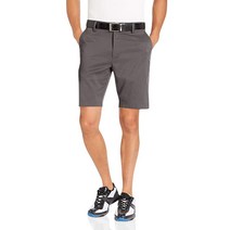 Amazon Essentials 남성용 슬림핏 스트레치 골프 반바지 그레이 32