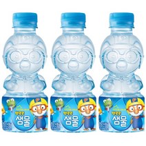 팔도 뽀로로 샘물 250ml 12개 낱개 지리산 샘물