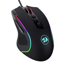 Redragon M612 Predator RGB 게이밍 마우스 8000 DPI 유선 광학 게이머 11개의 프로그래밍 가능한 버튼 및 5가지 백라이트 모드 DIY 키바인드 고속 파이