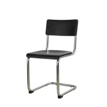 메종284 마트 스탐 토넷 S43 원목 카페의자 식탁의자 캔틸레버의자, 블랙