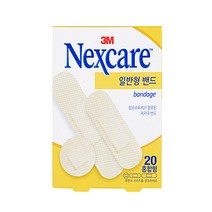 3M 넥스케어 일반형 밴드 혼합형 20매입 상처반창고, 단품