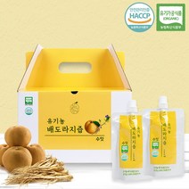 국산 유기농 배도라지즙 100ml 30포