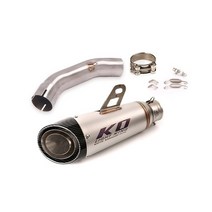 duke 125 250 390 rc390 2021-2022 adv 용 db 킬러 수정 없이 오토바이 배기 파이프 탈출 mid link pipe slip on 마후라 머플러, p