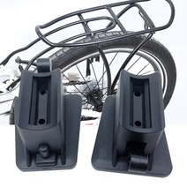 툴레자전거캐리어 자동차자전거거치대Brompton-쉬운 설치 브래킷 장착 전면 캐리어 자전거 가방 랙 내구, 한개옵션0